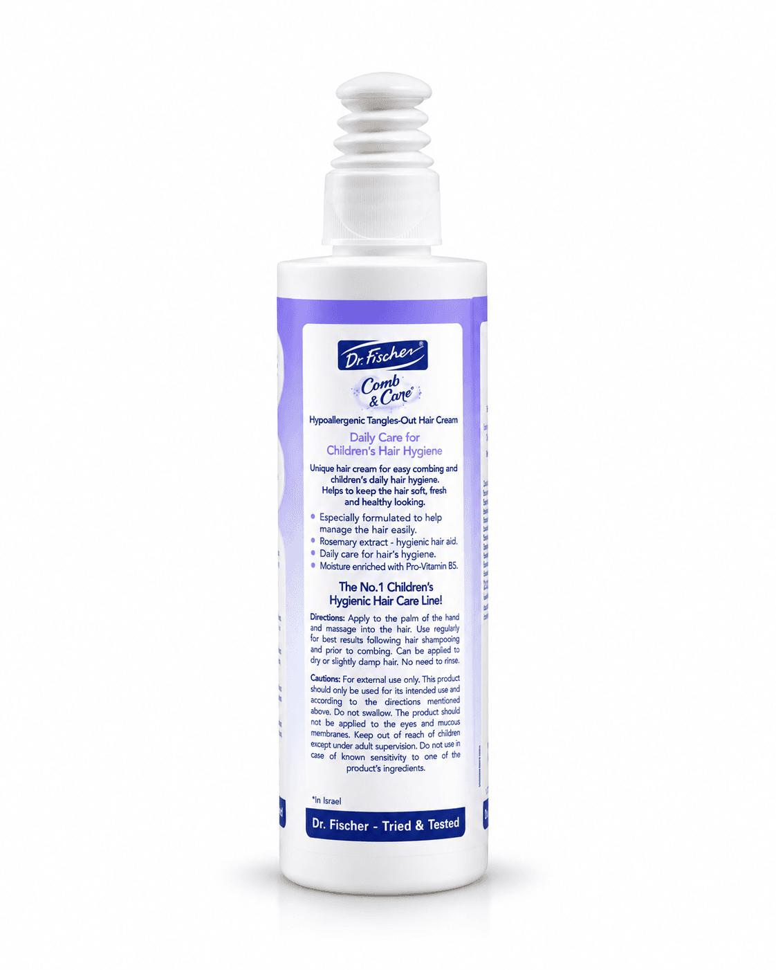 Dr. Fischer Comb & Care Rinse-Free Children's Hair Cream - 11 fl. oz. - Image 2